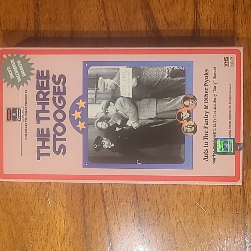 Three Stooges VHS Tape  Preowned